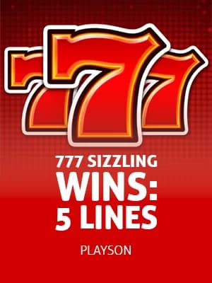 777 Sizzling Wins: 5 Lines