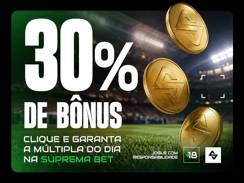 30% de bonus - multiplas