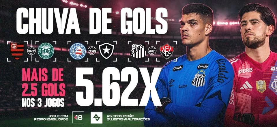 chuva de gols