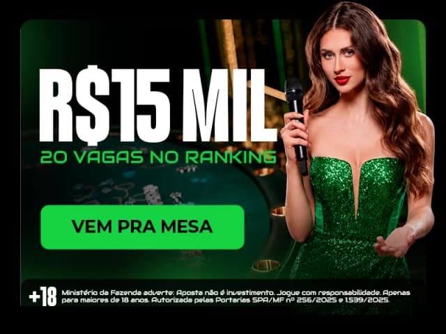 15 mil cassino ao vivo