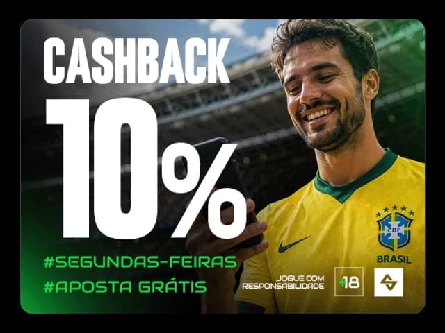 10% de cashback no esporte